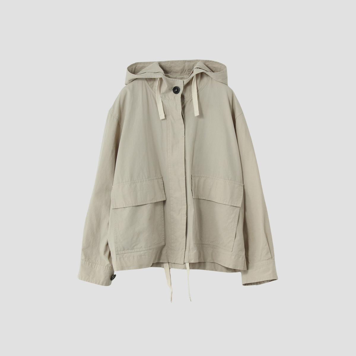 PROOFED COTTON POPLIN BLOUSON