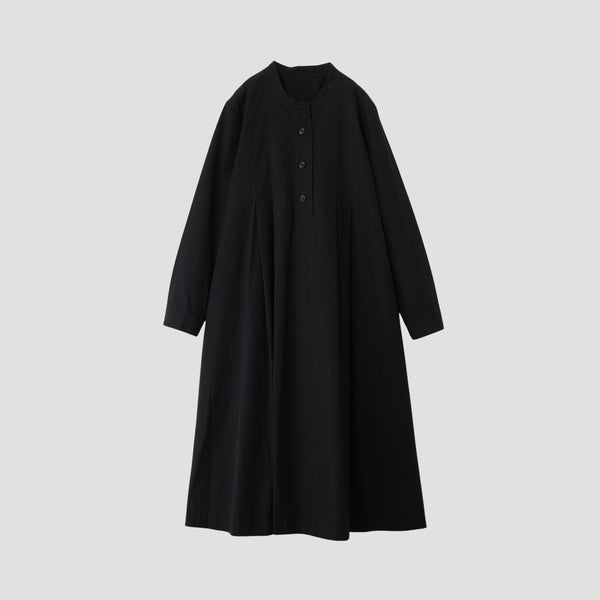 STIFF COTTON POPLIN DRESS