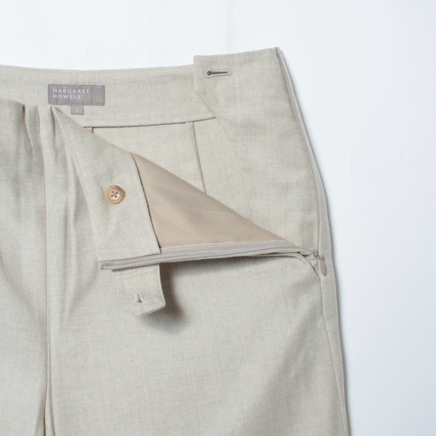 LIGHT FLANNEL TROUSERS