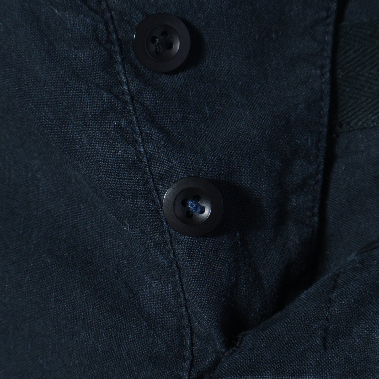 LINEN COTTON CANVAS TROUSERS