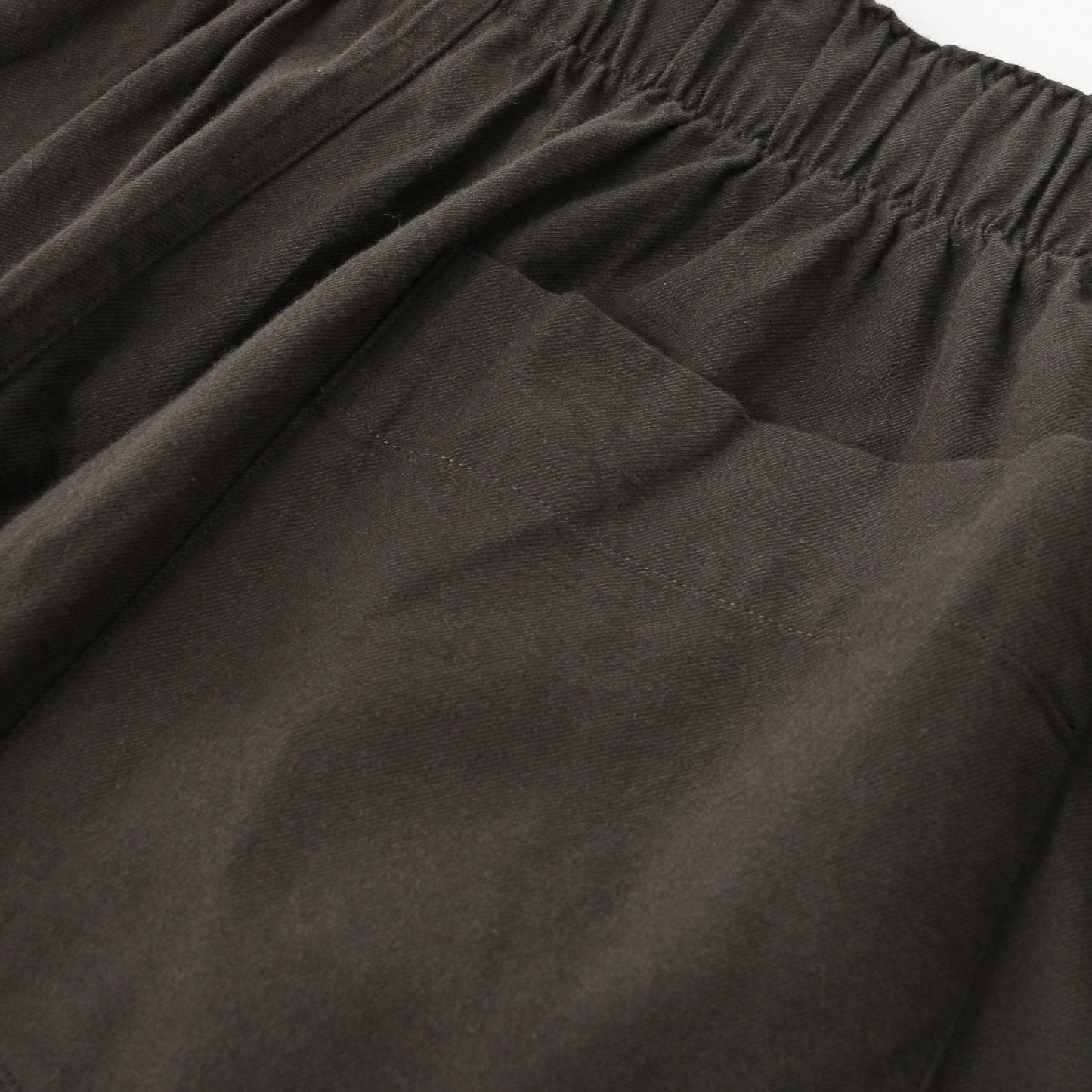 BRUSHED COTTON CASHMERE TROUSERS
