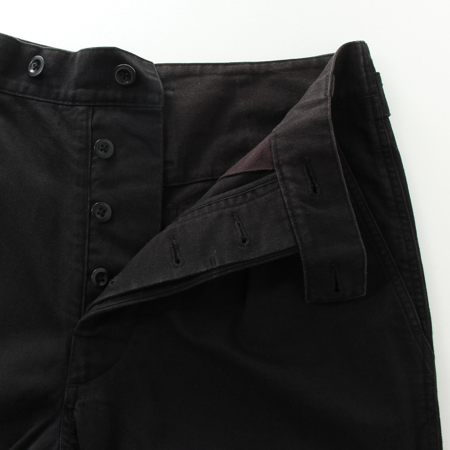WASHED COTTON DRILL TROUSERS