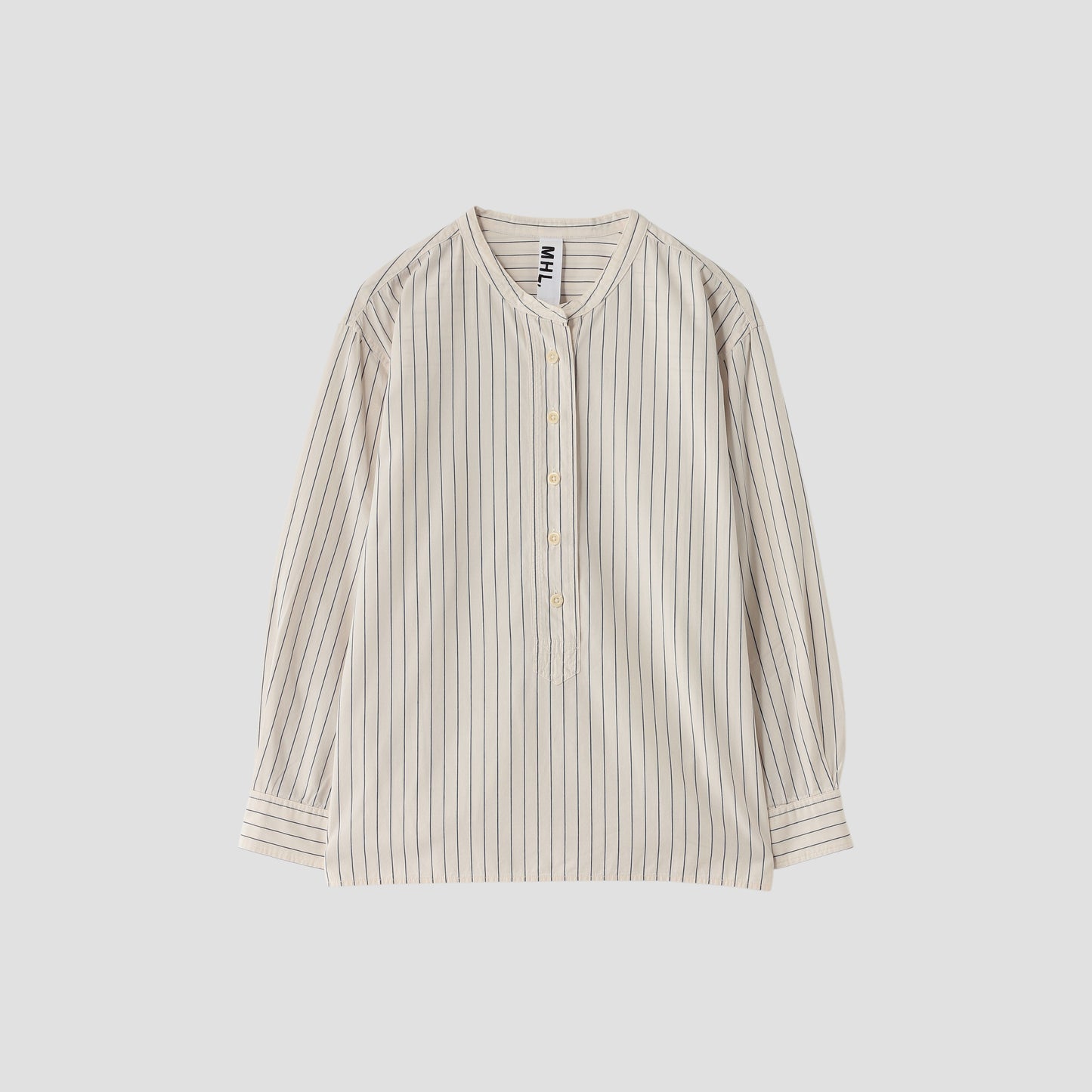 COTTON WIDE STRIPE SHIRT