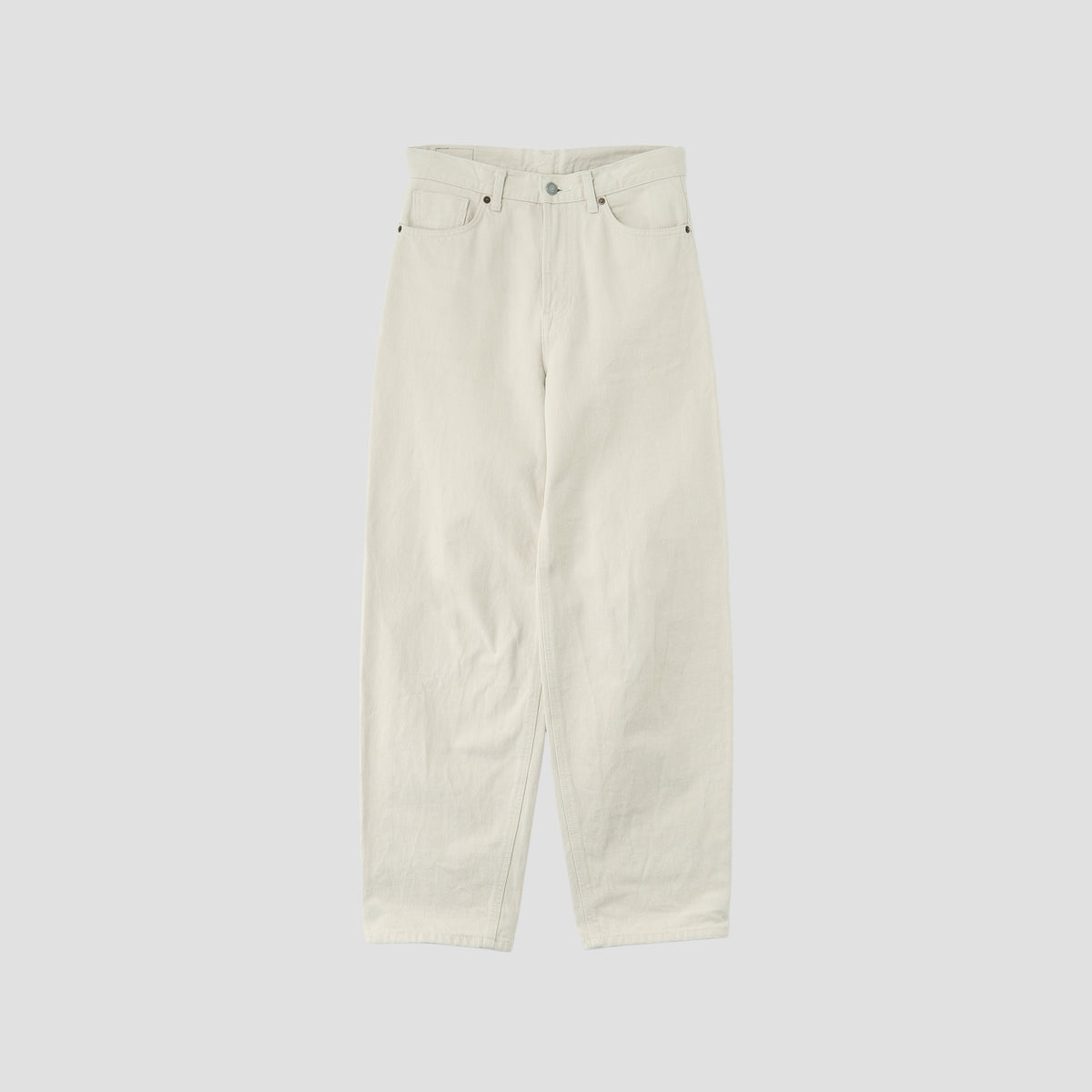 WHITE DENIM TROUSERS