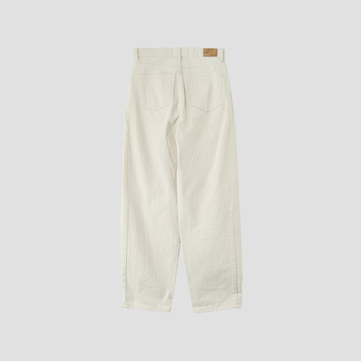 WHITE DENIM TROUSERS