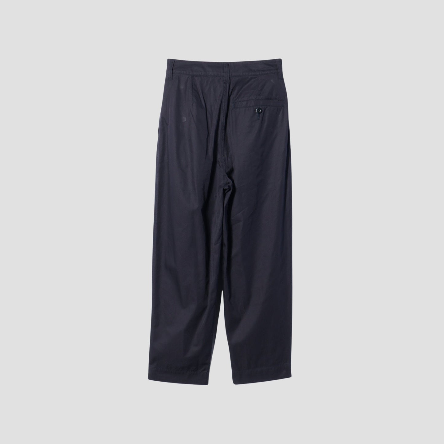 HIGH DENSE LINEN POPLIN TROUSERS