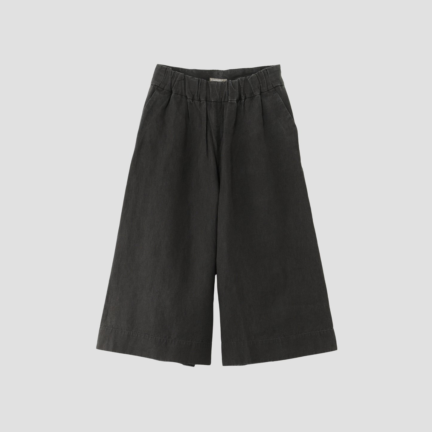 COATED LINEN PLAINWEAVE TROUSERS