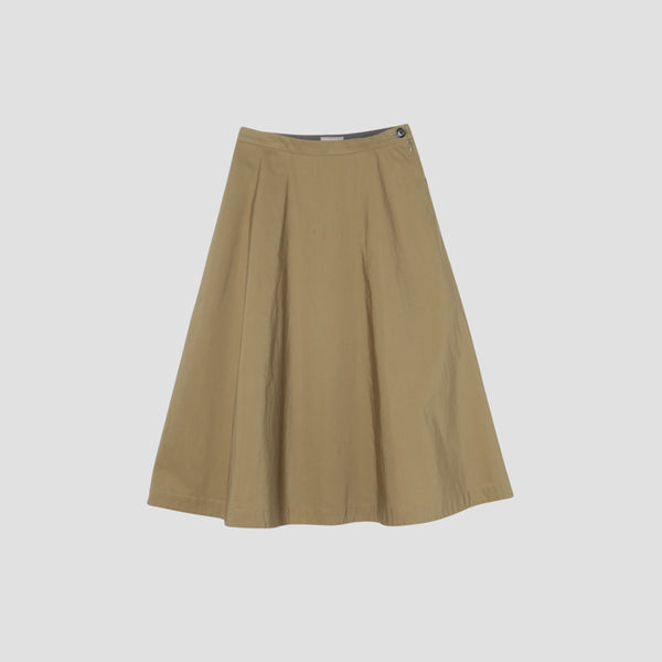 COTTON TAFETTA SKIRT