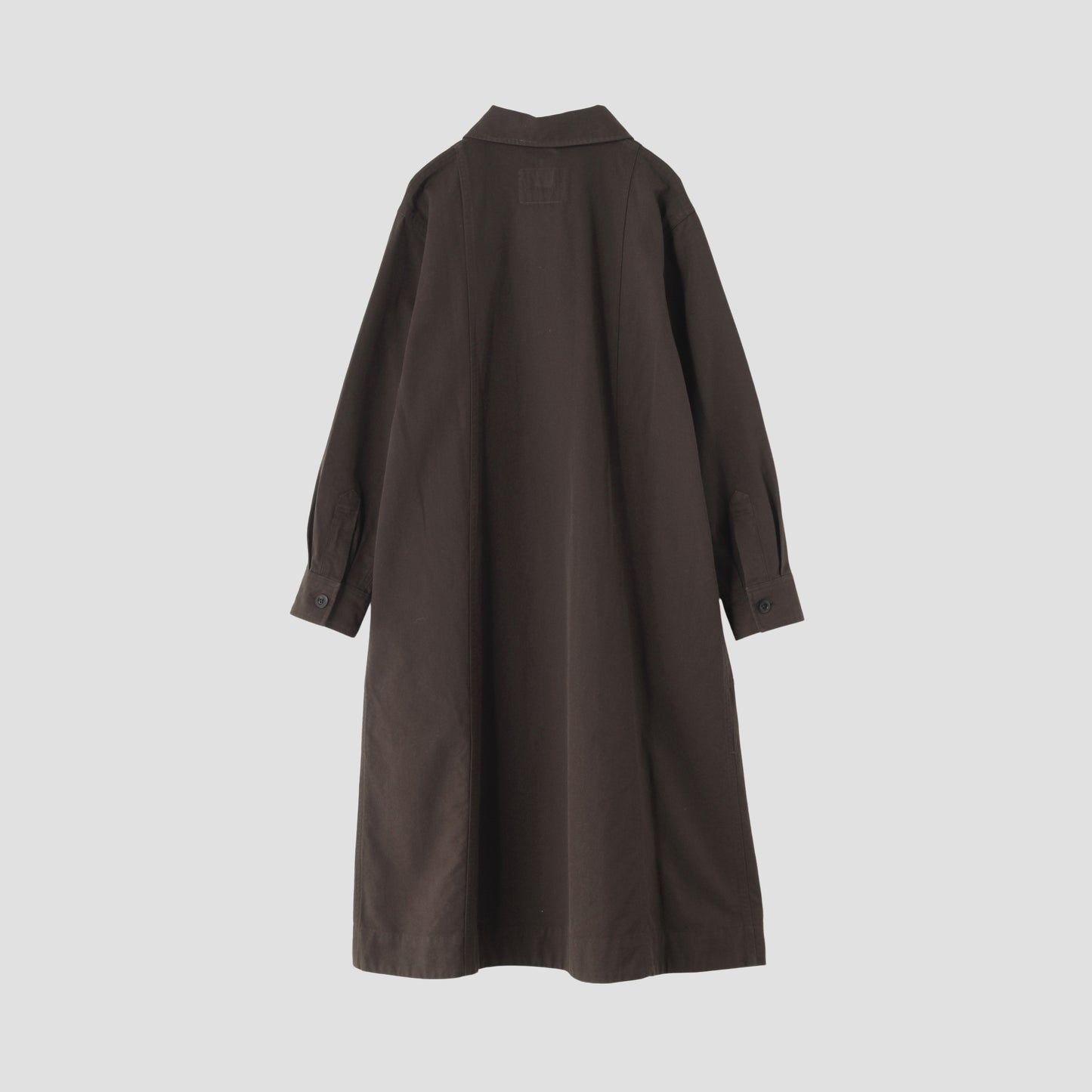 WOOL COTTON TWILL DRESS