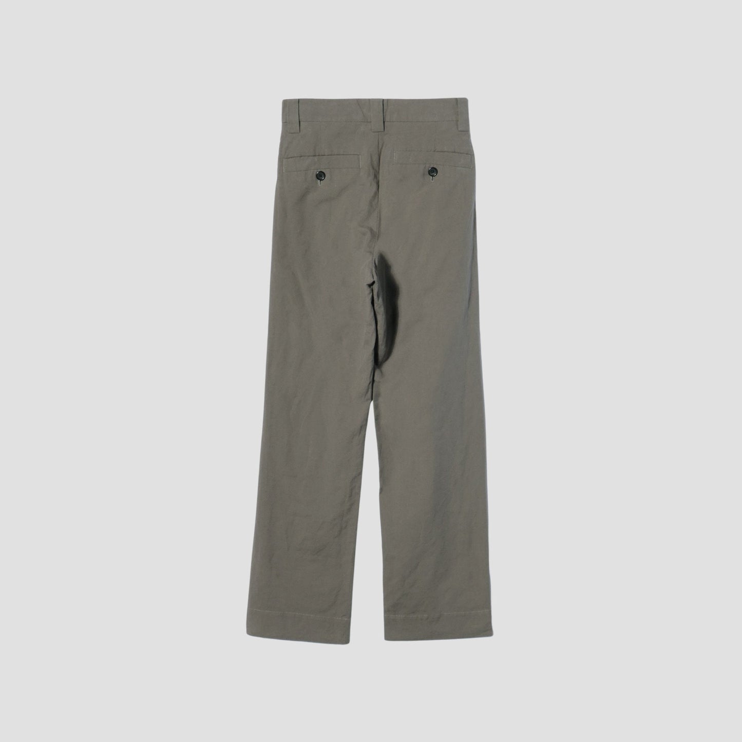 COTTON LINEN OXFORD TROUSERS