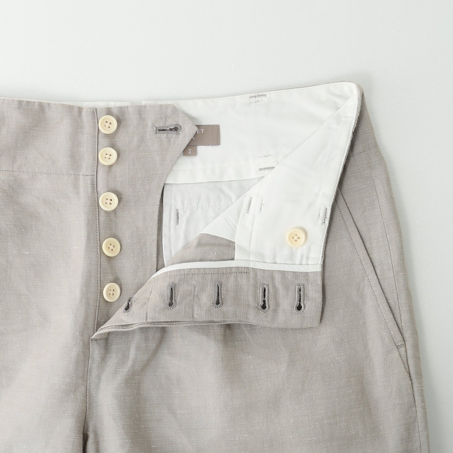 COTTON LINEN TROUSERS