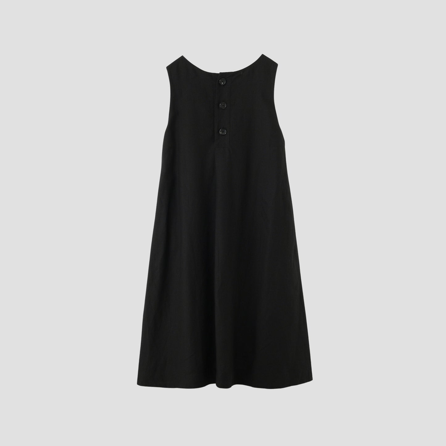 DENSE FINE LINEN POPLIN DRESS