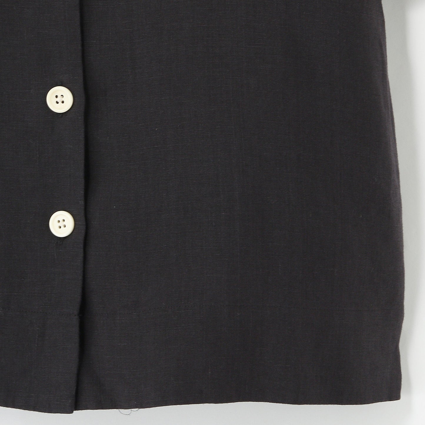 PLAIN WEAVE LINEN SHIRT