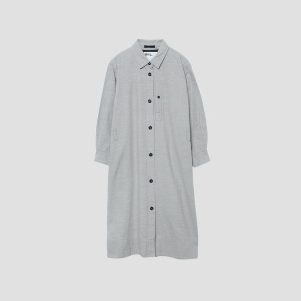 JAPANESE WOOL SHIRTING DRESS