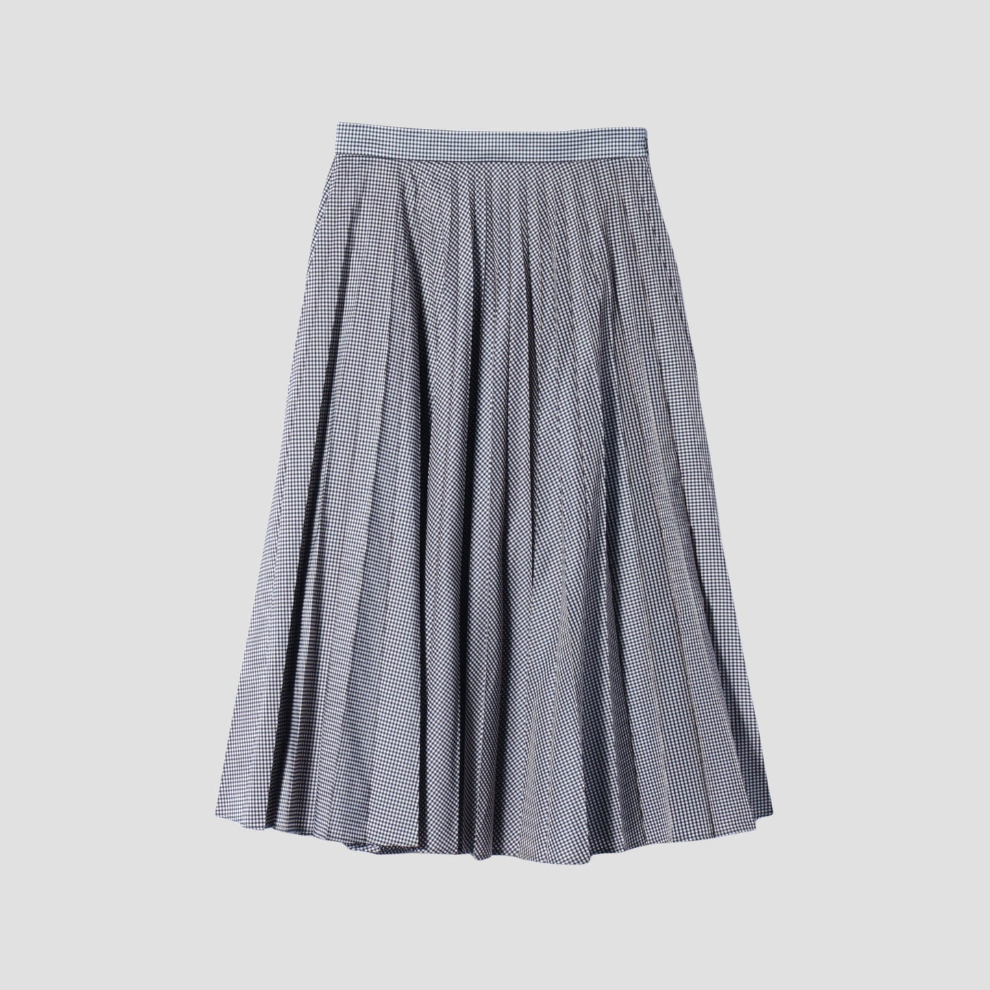 GINGHAM CHECK BLEND SKIRT