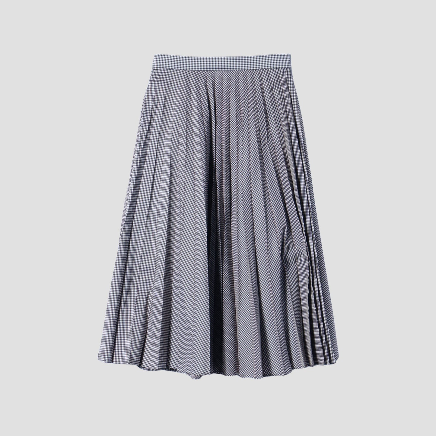 GINGHAM CHECK BLEND SKIRT