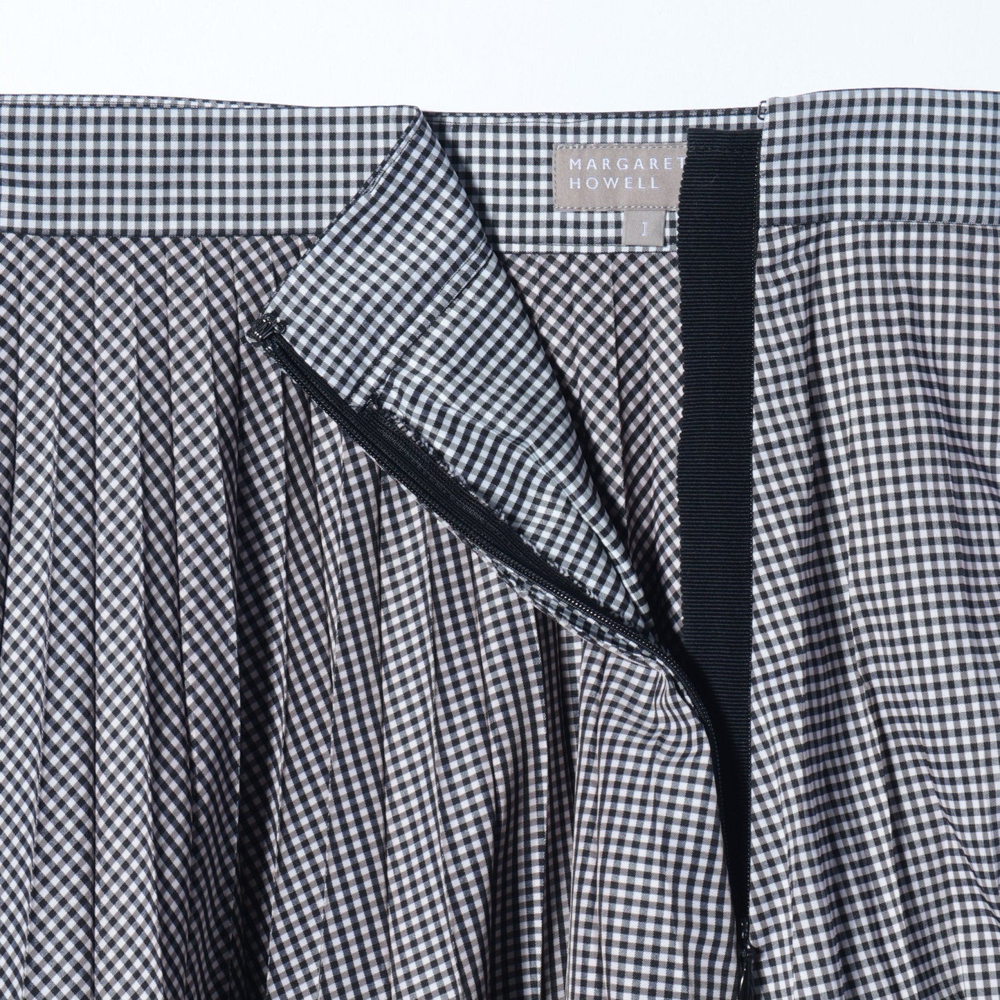 GINGHAM CHECK BLEND SKIRT