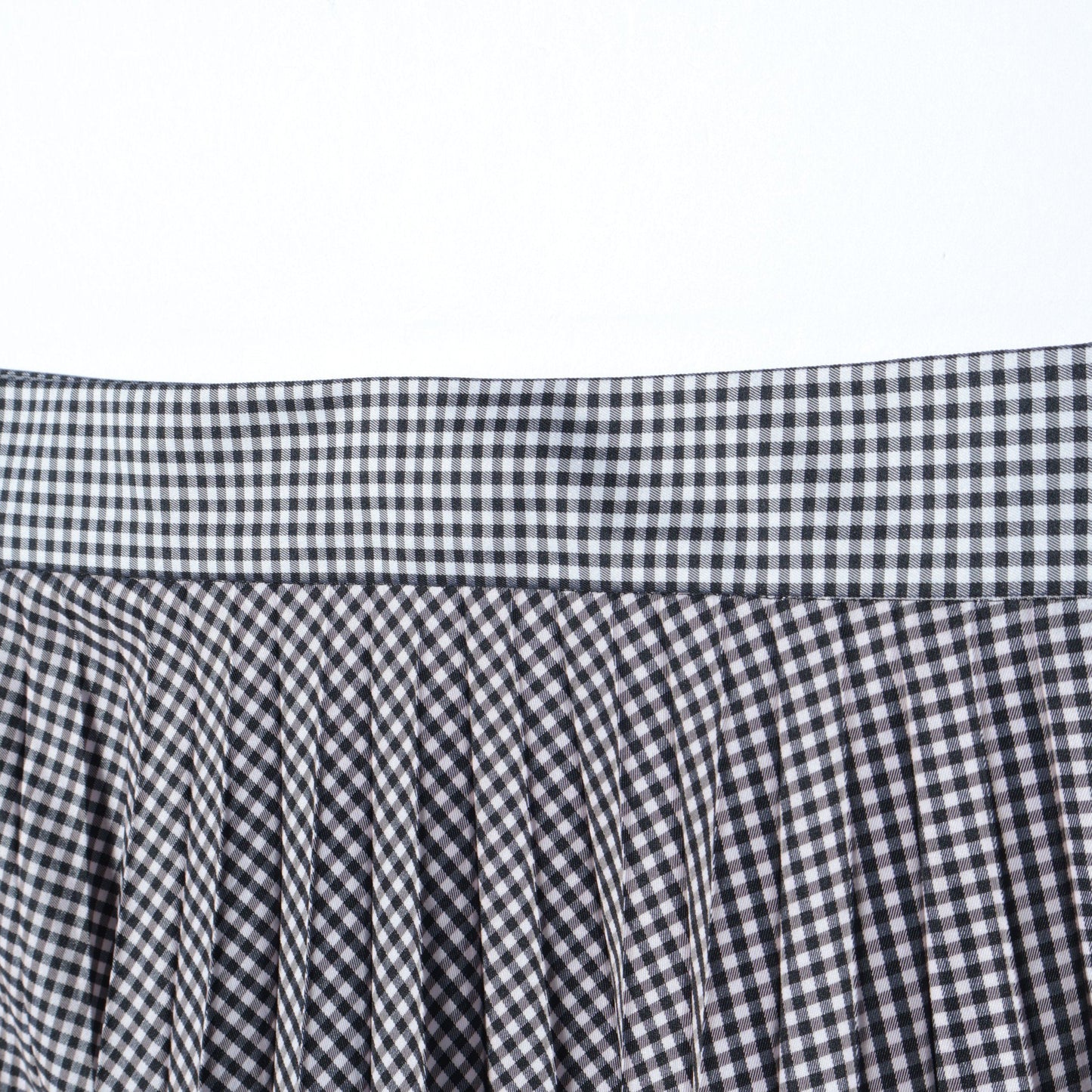 GINGHAM CHECK BLEND SKIRT