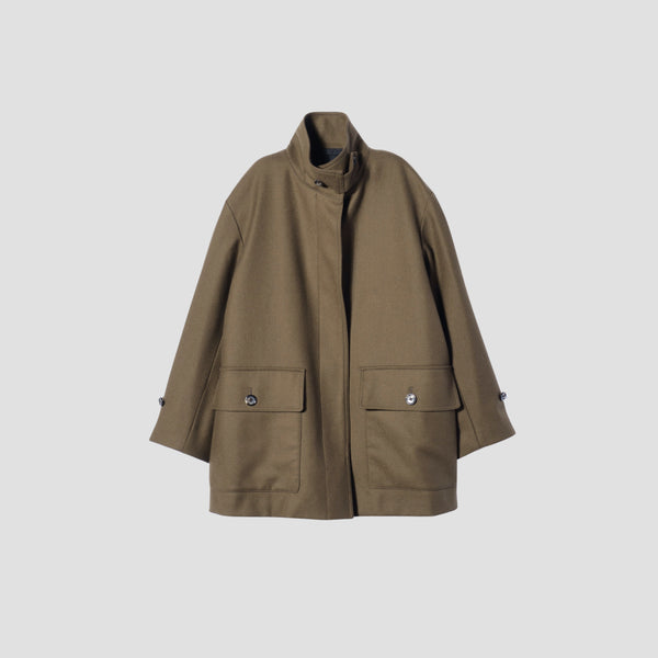 MILLED SERGE COAT