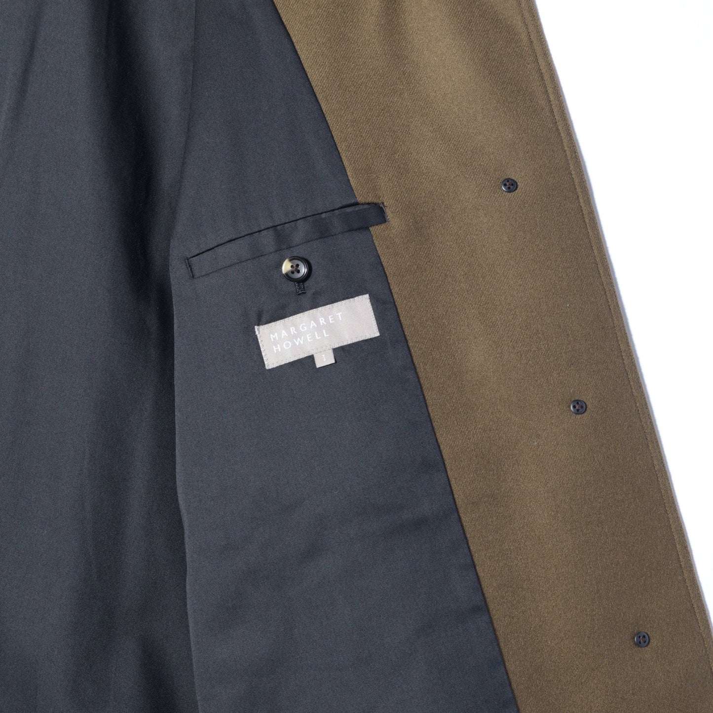 MILLED SERGE COAT