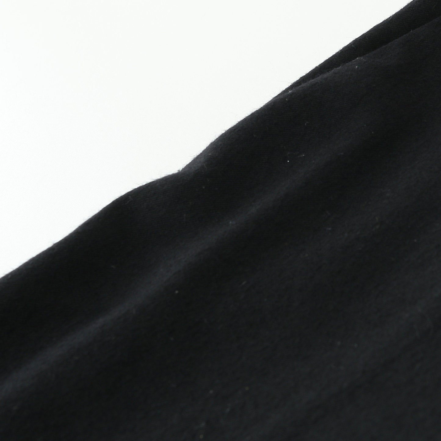 BLACK FLANNEL TROUSERS