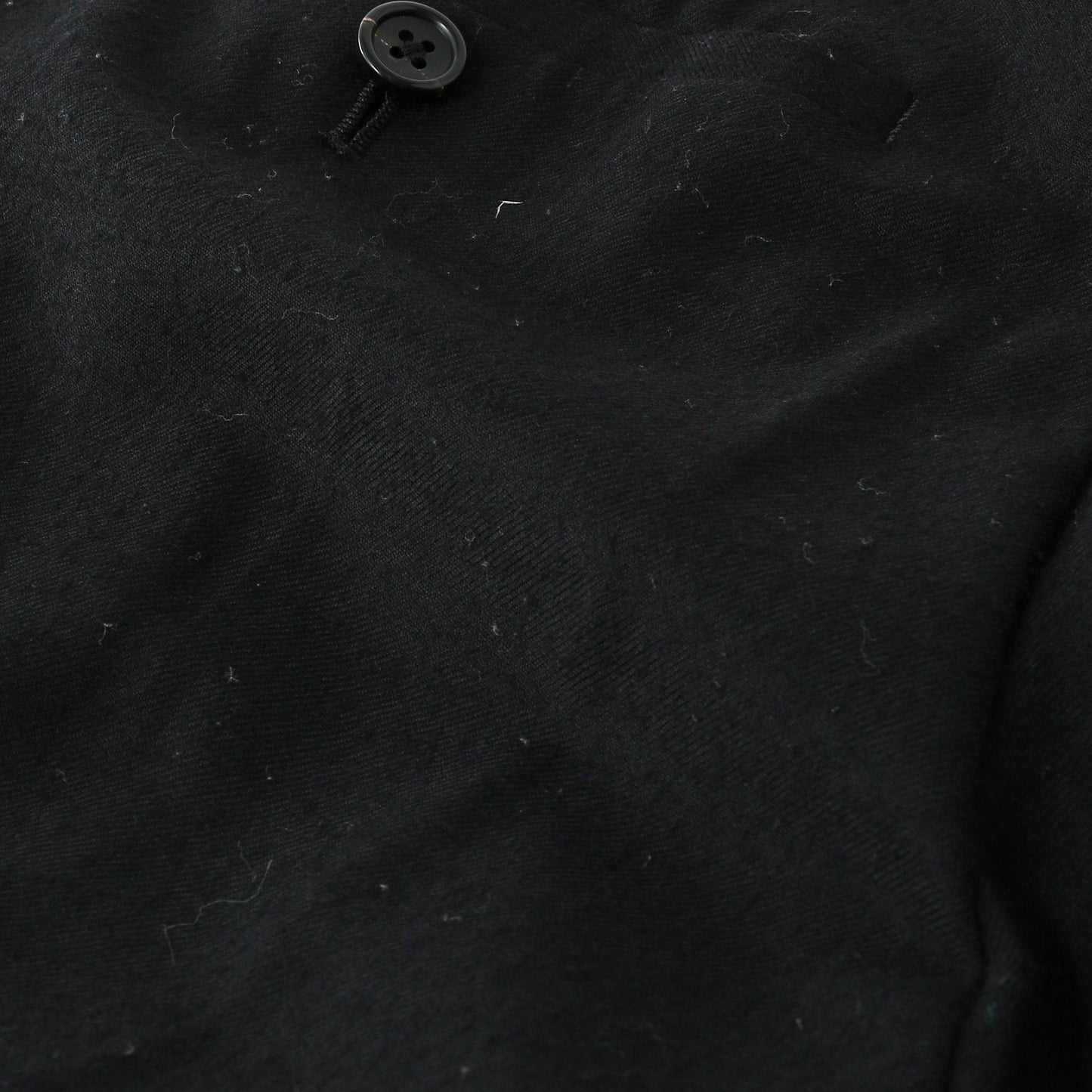BLACK FLANNEL TROUSERS