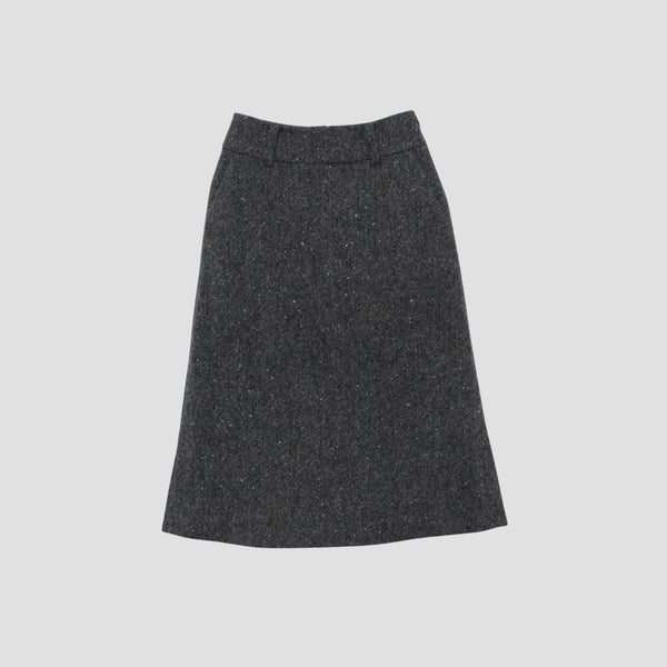 WOOL TWEED SKIRT
