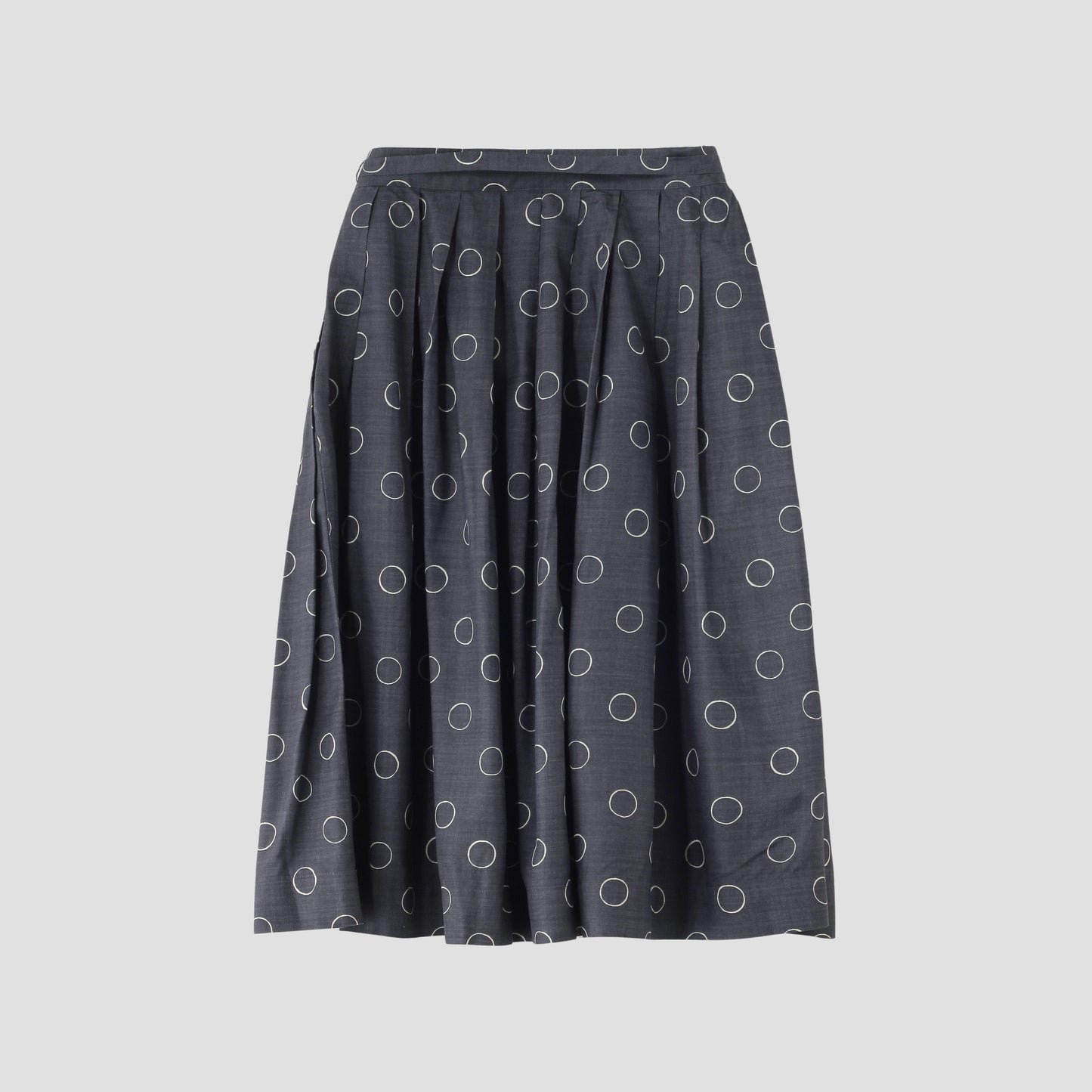 OUTLINE SPOT SILK SKIRT