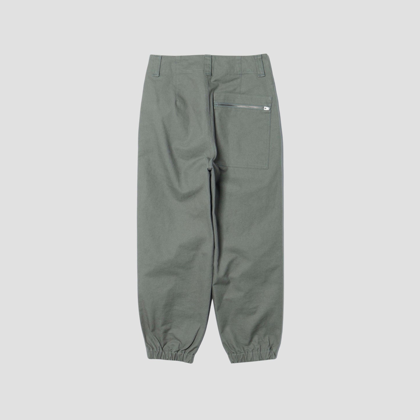 ORGANIC COTTON GABARDINE TROUSERS