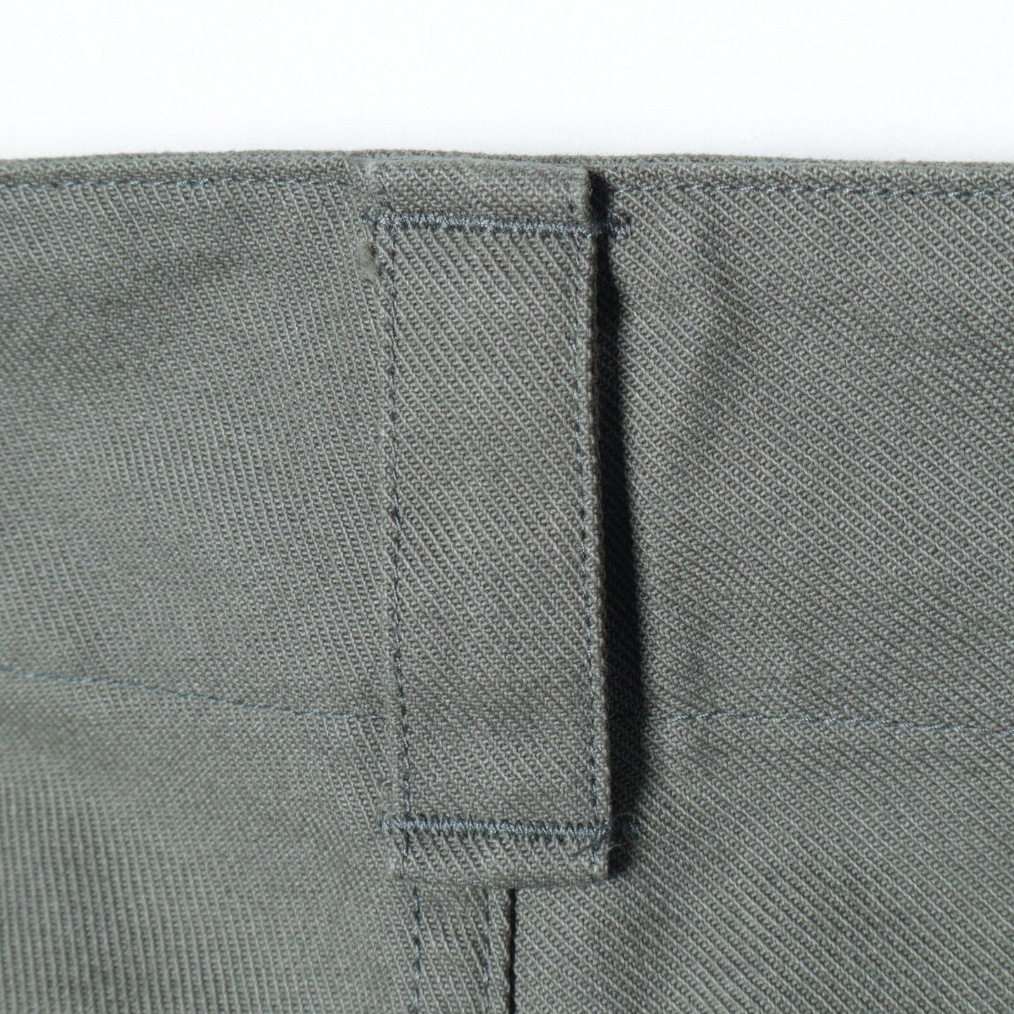 ORGANIC COTTON GABARDINE TROUSERS