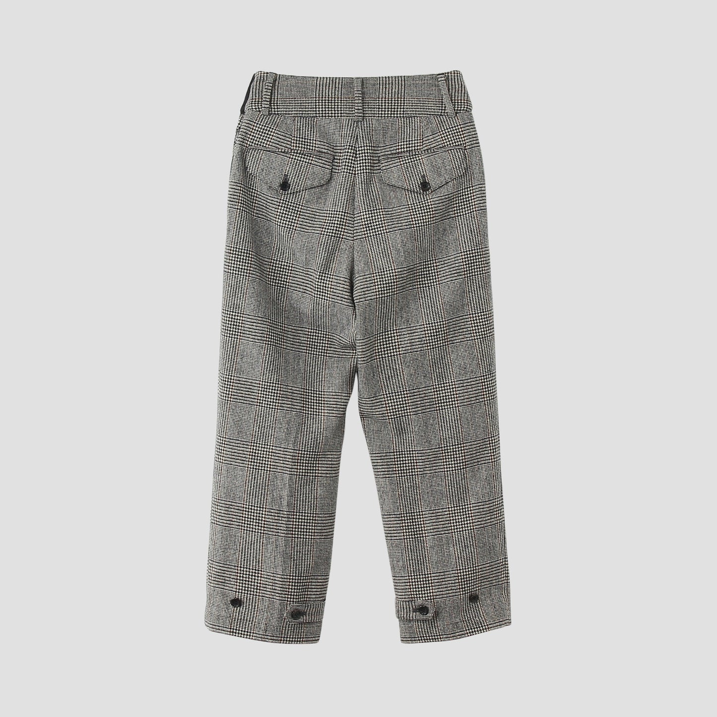 MULTI CHECK WOOL TROUSERS