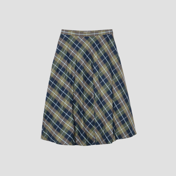 WINDOWPANE CHECK SKIRT