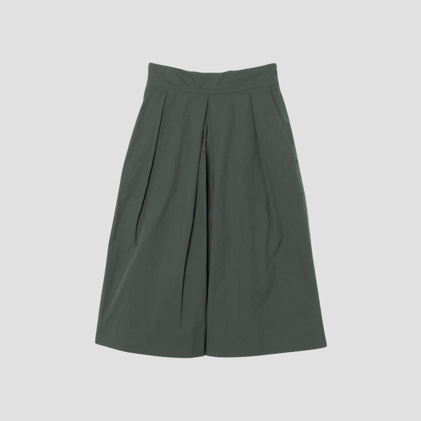 WASHED COTTON POPLIN TROUSERS