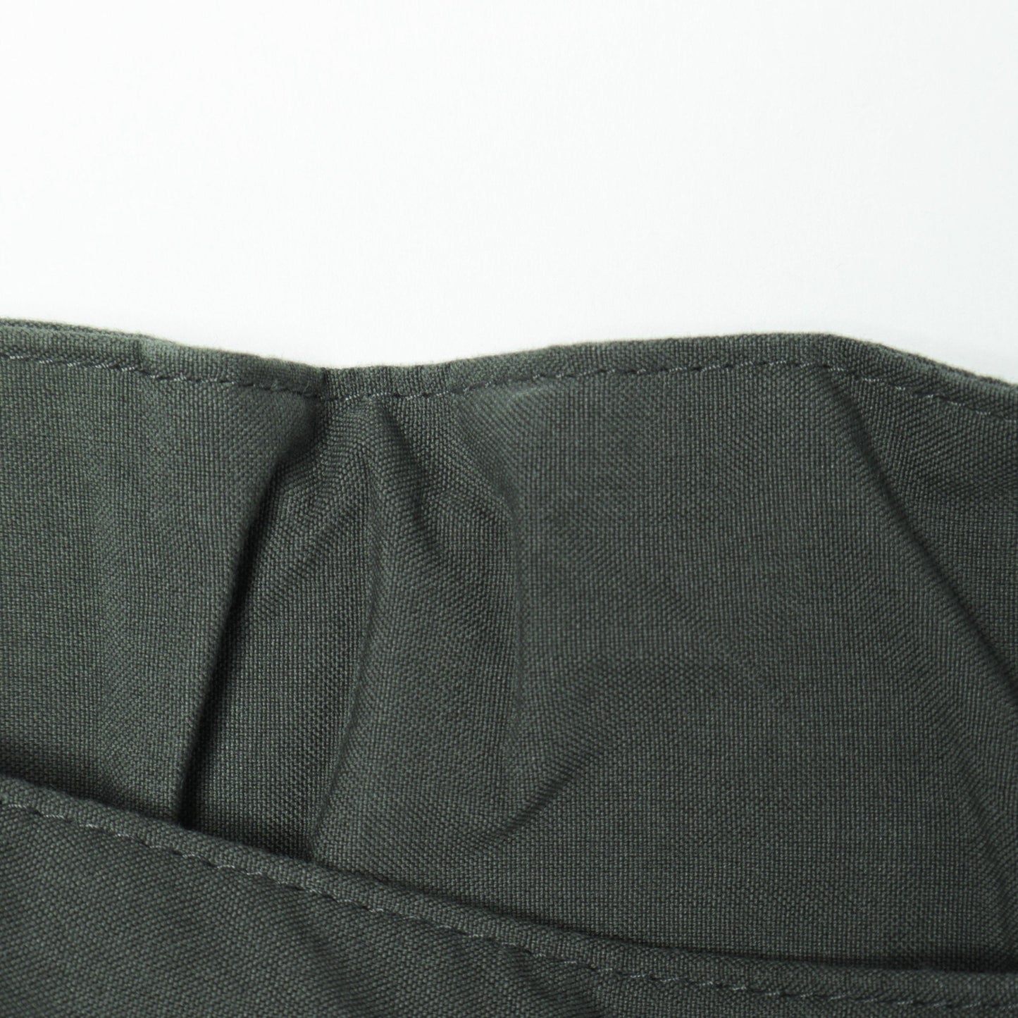 WASHED COTTON POPLIN TROUSERS