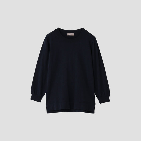 WOOL COTTON JUMPER KNIT