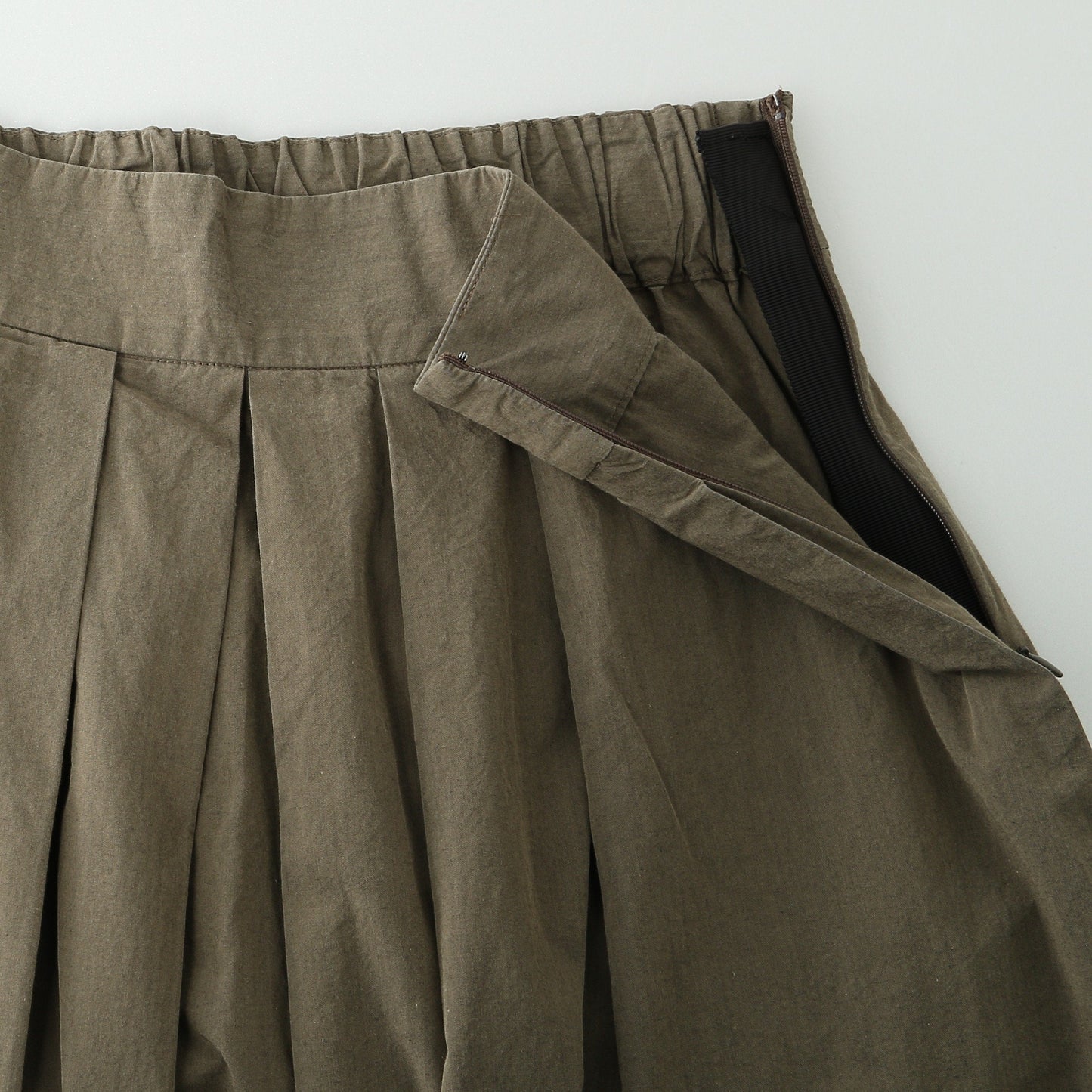 COTTON CHAMBRAY SKIRT