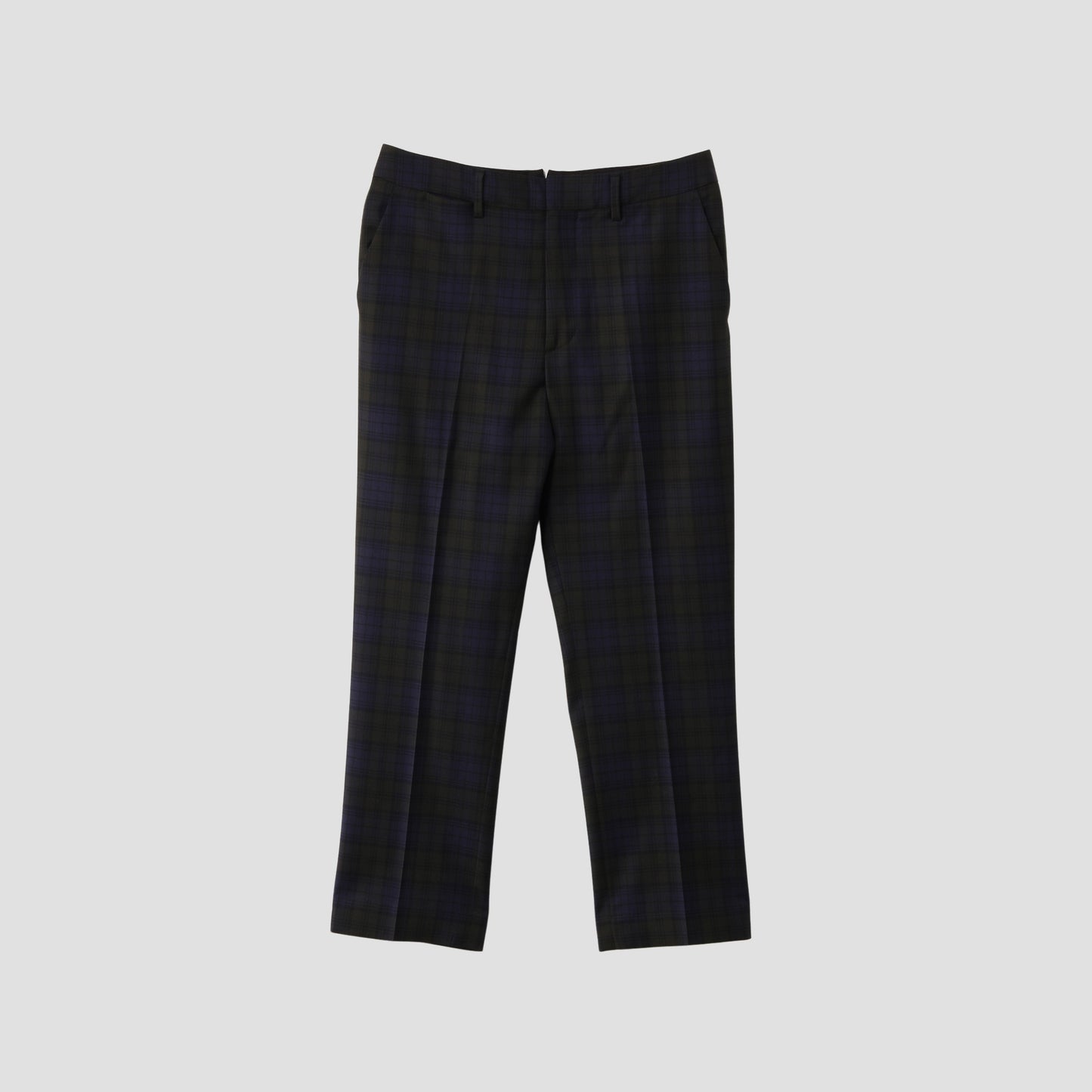WOOL BLACKWATCH TROUSERS