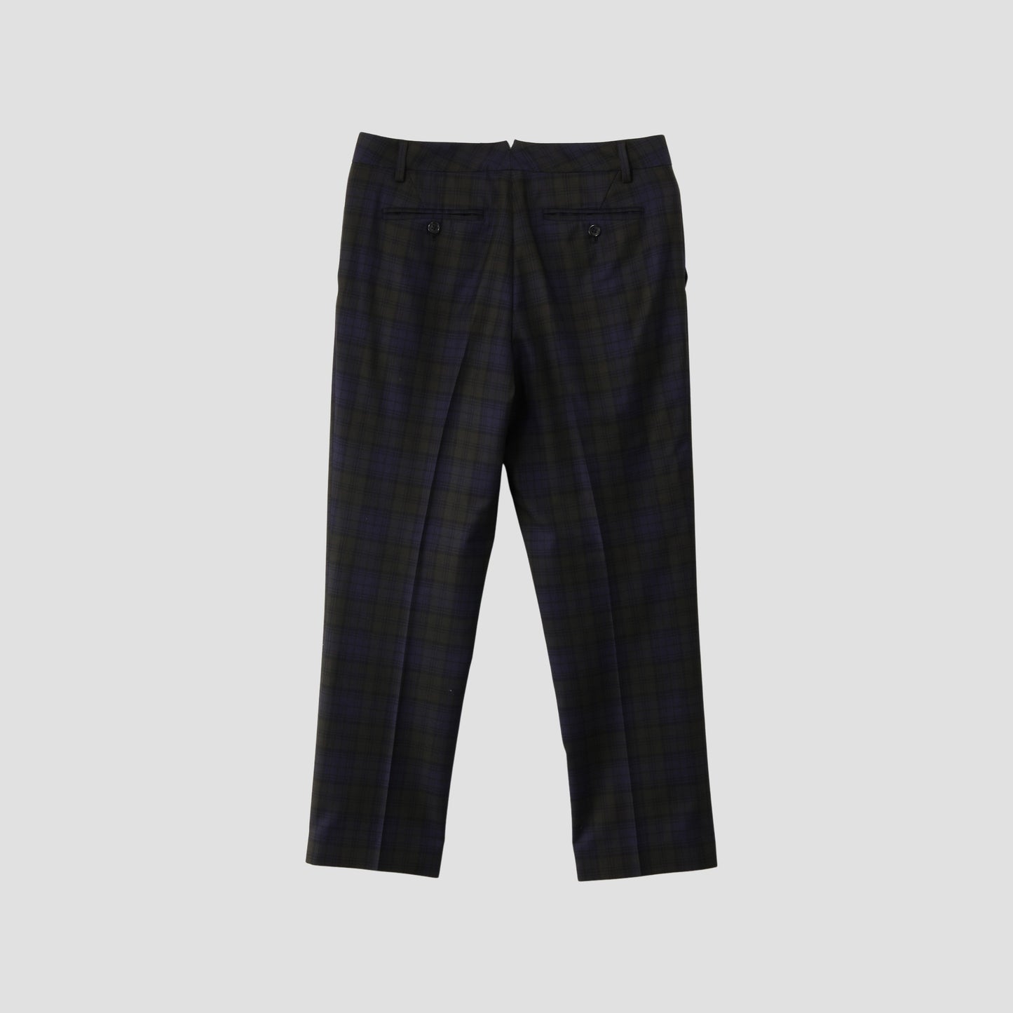 WOOL BLACKWATCH TROUSERS