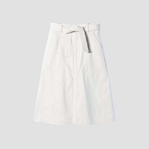 NATURAL DENIM SKIRT