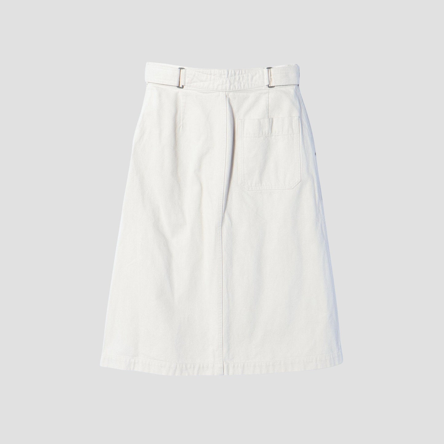 NATURAL DENIM SKIRT