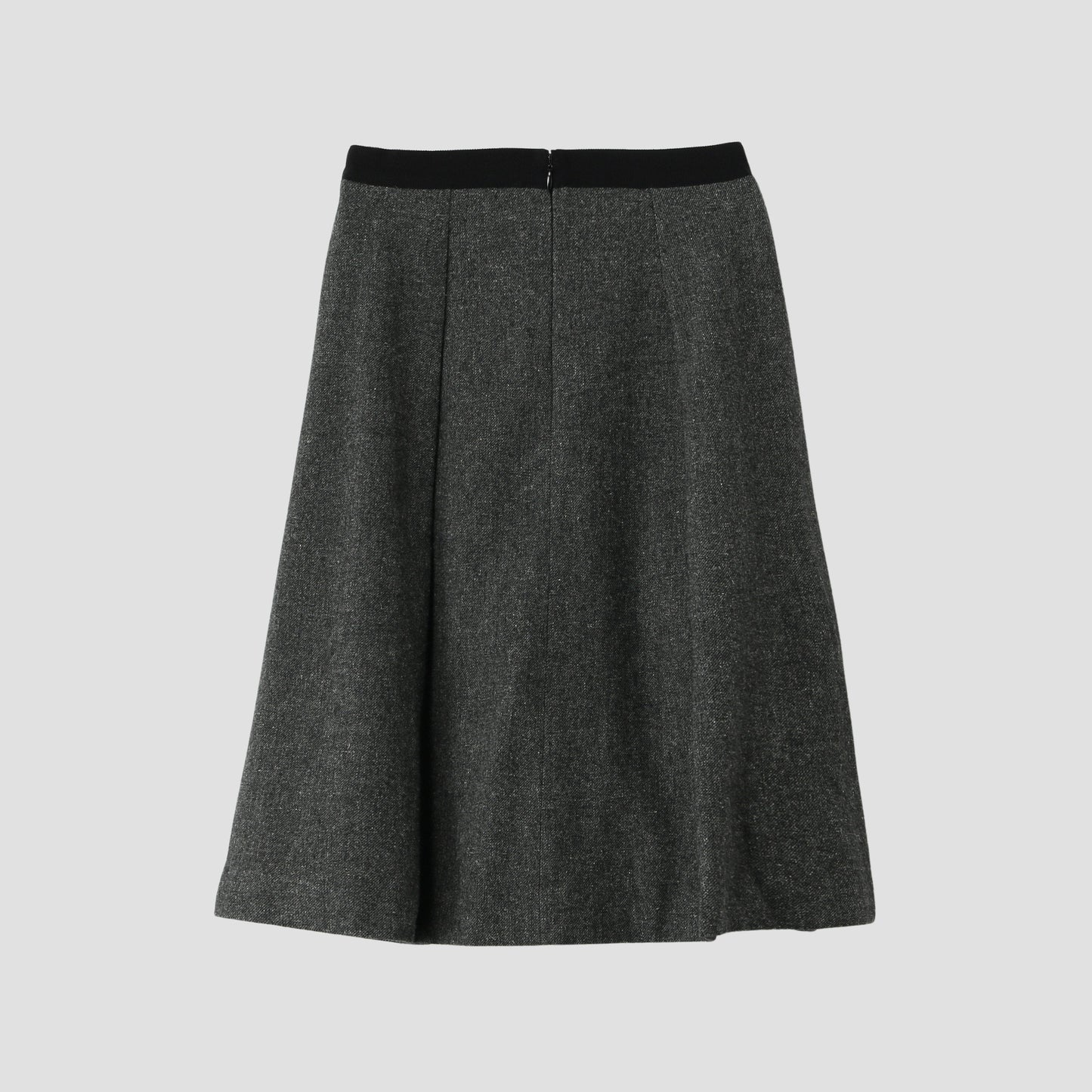 WOOL LINEN TWEED SKIRT