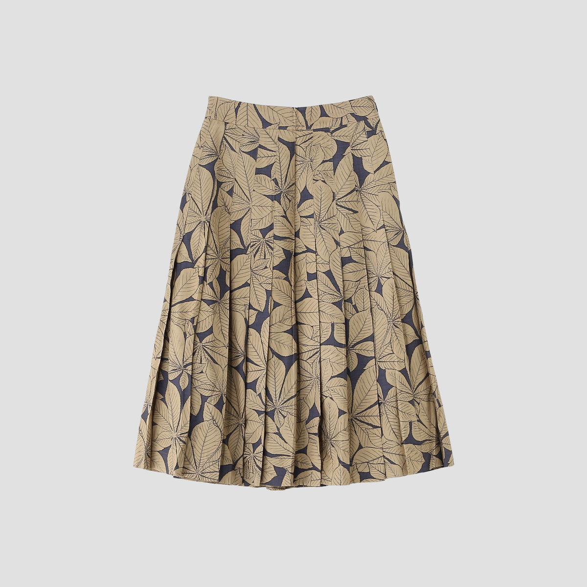 HORSE CHESTNUT SILK SKIRT