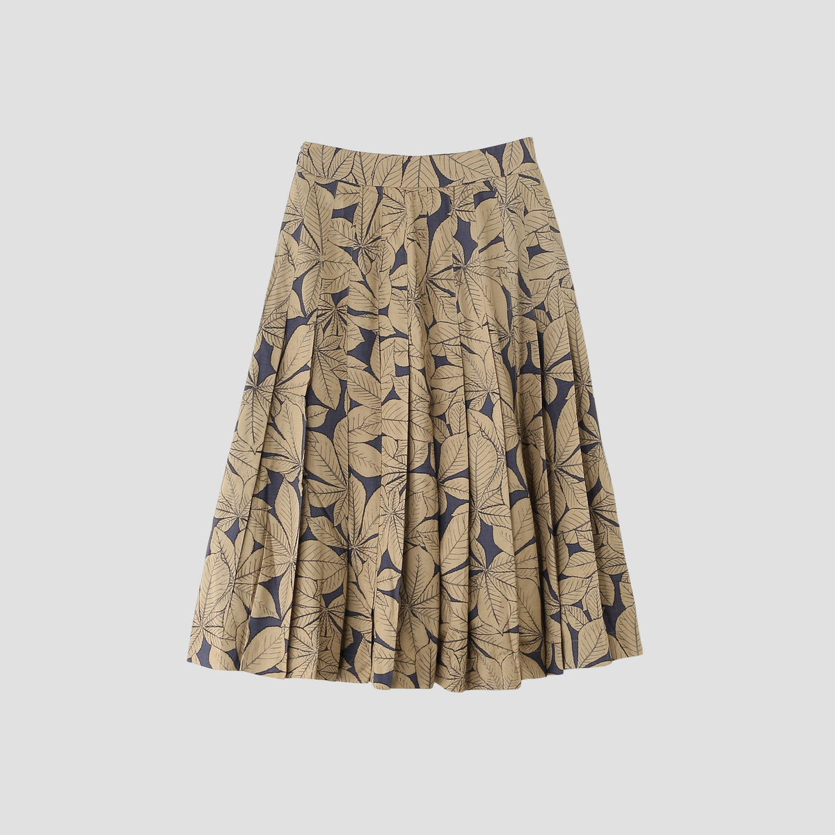 HORSE CHESTNUT SILK SKIRT