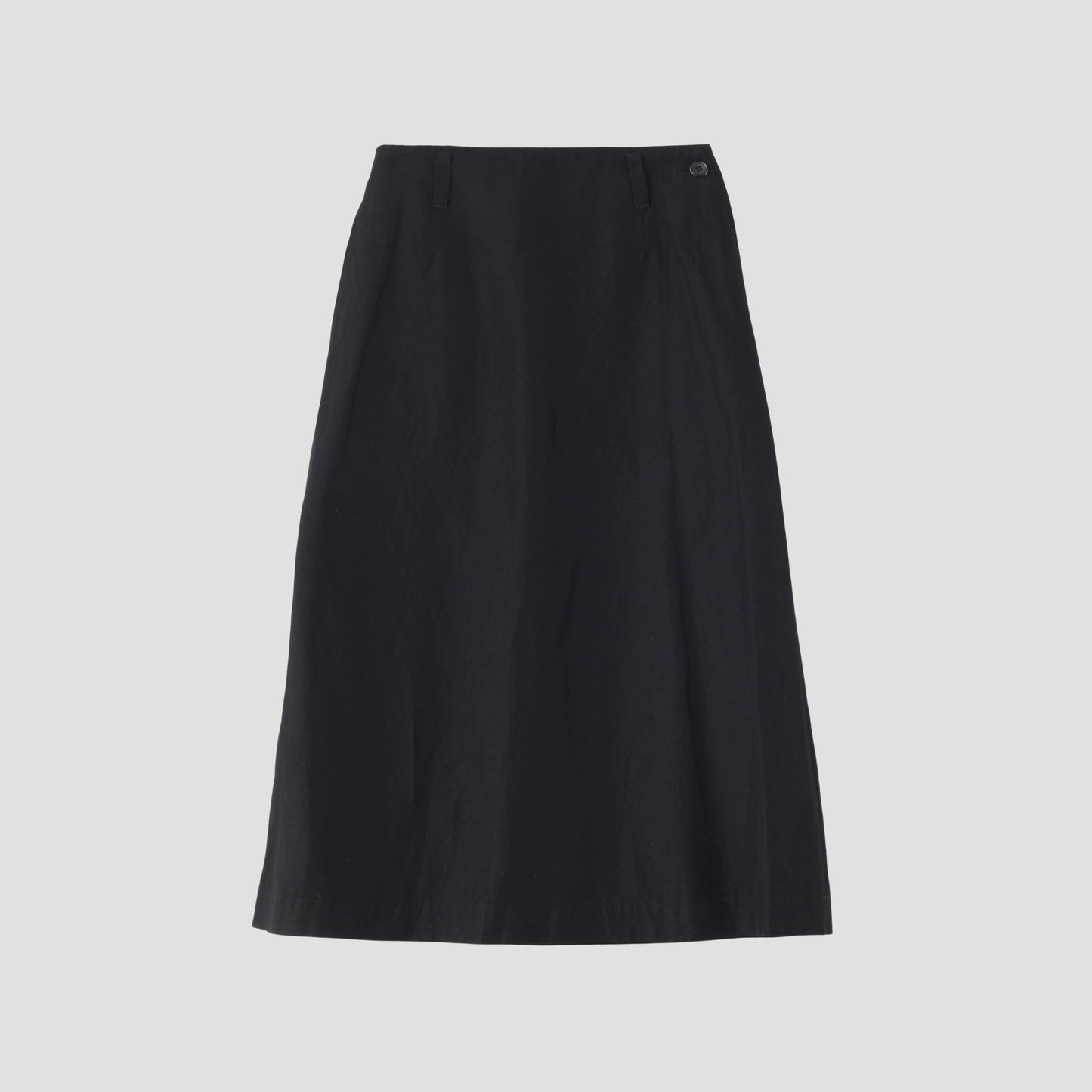 COTTON LINEN TWILL SKIRT