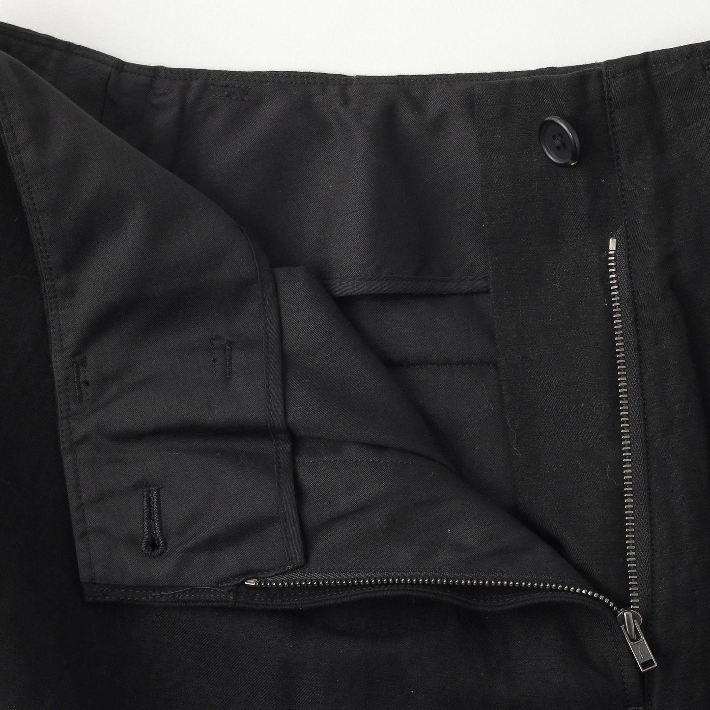 COTTON LINEN TWILL SKIRT