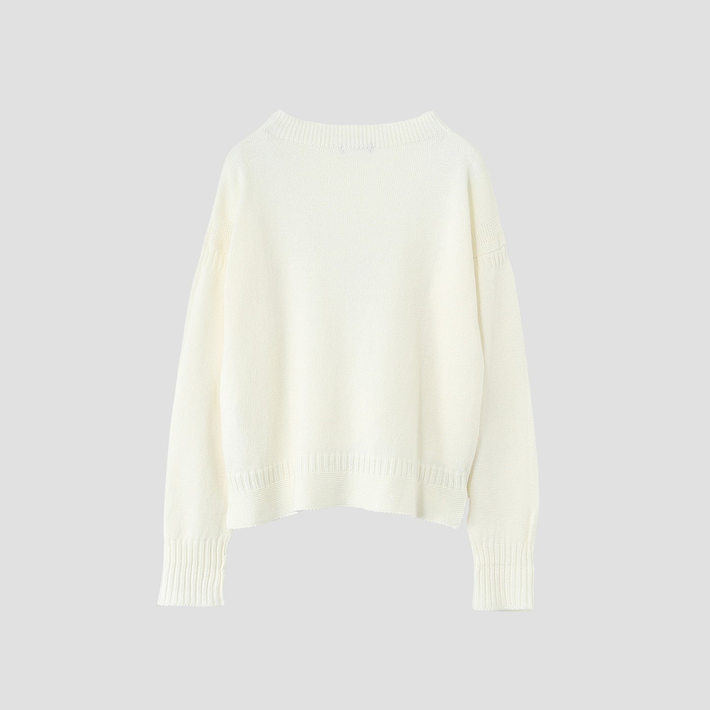 BOAT NECK GUERNSEY KNIT