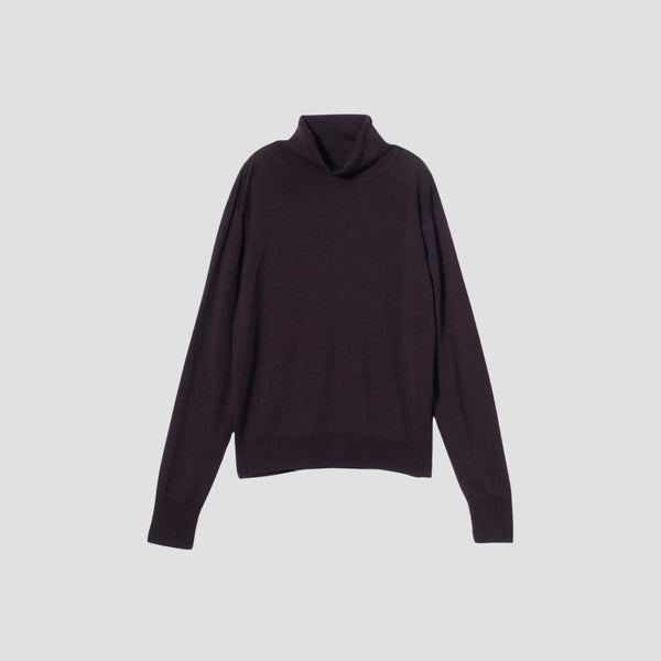WOOL TURTLE NECK KNIT