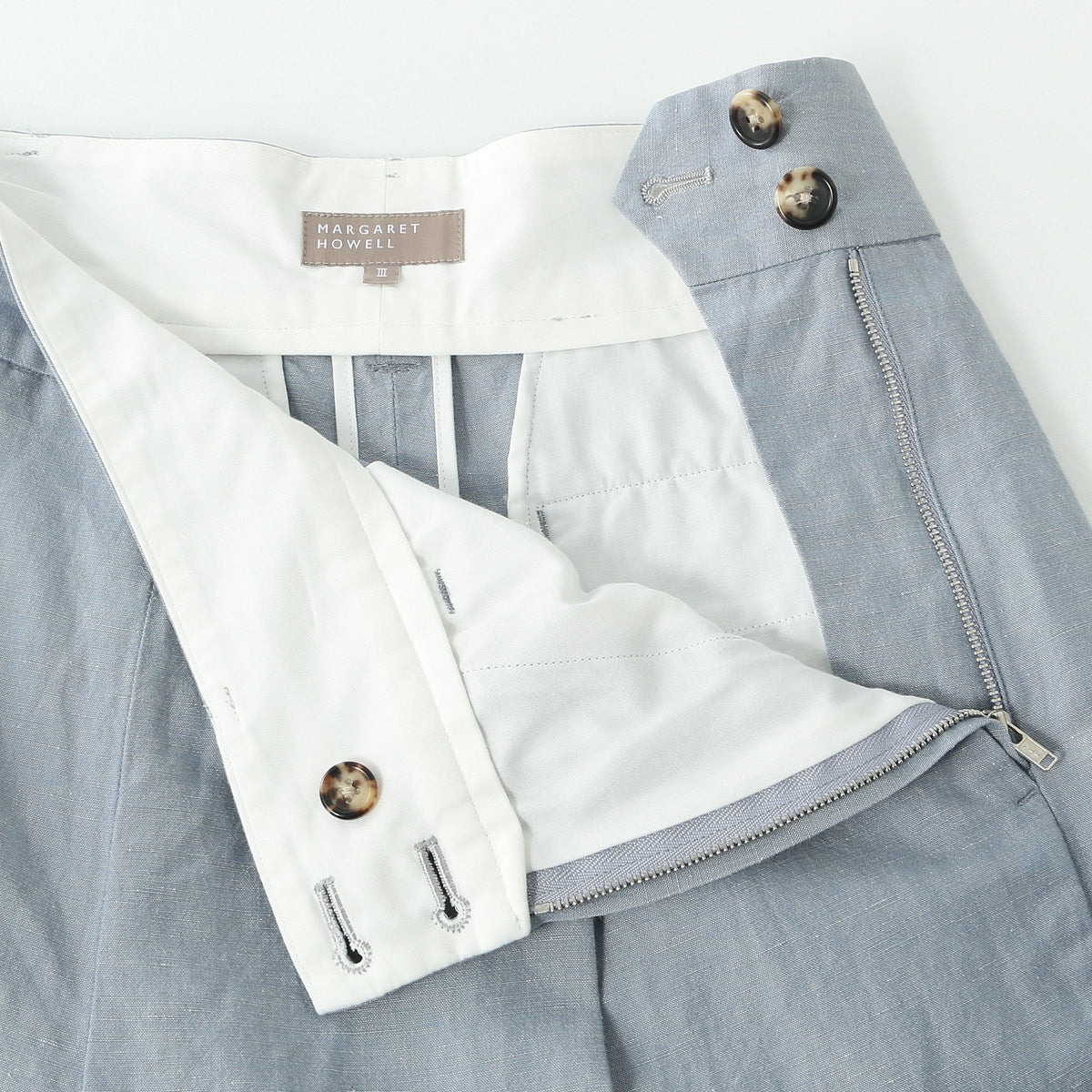 LINEN COTTON TROUSERS