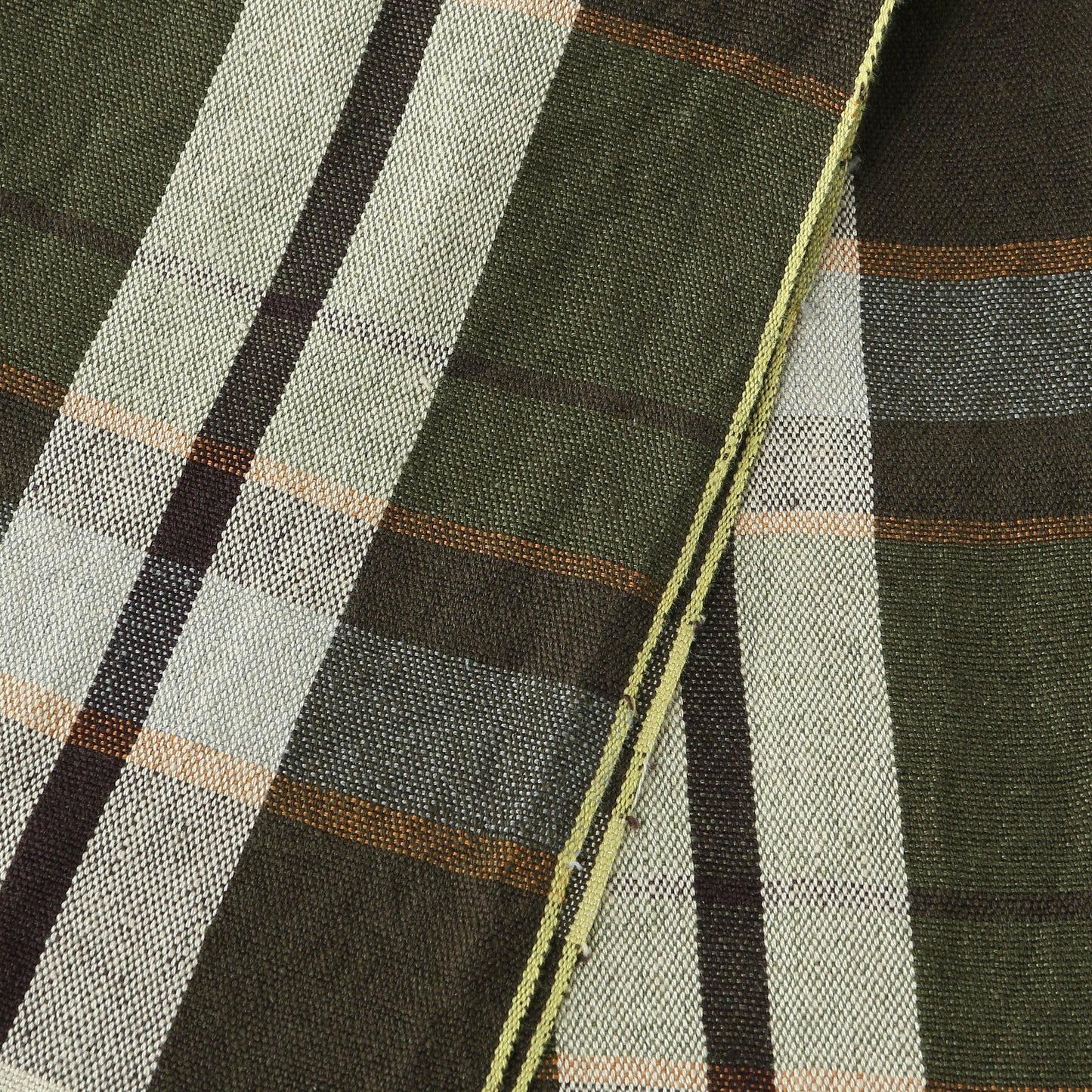 LINEN SUMMER TARTAN SCARF