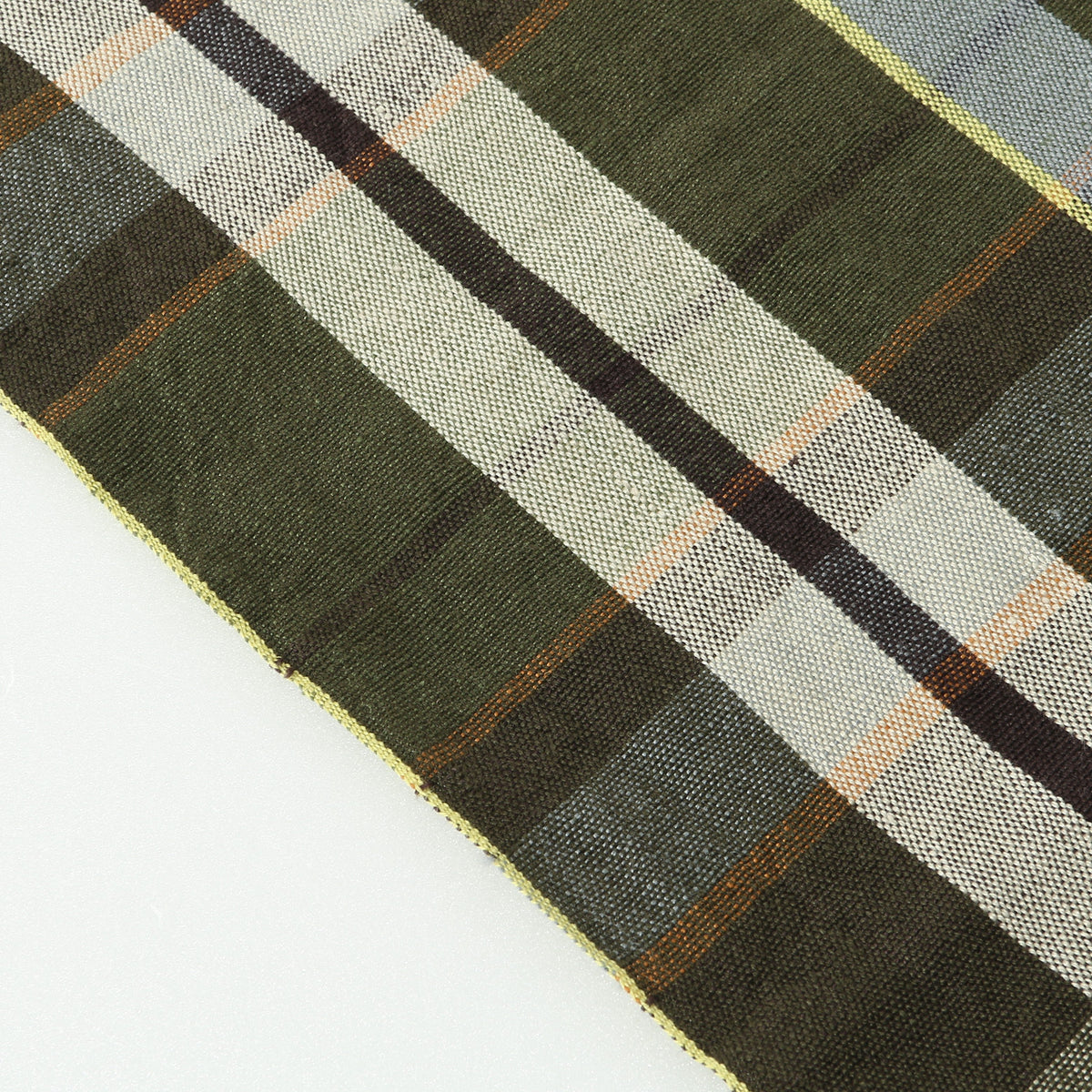 LINEN SUMMER TARTAN SCARF